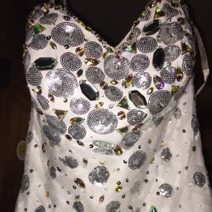 White Prom dress